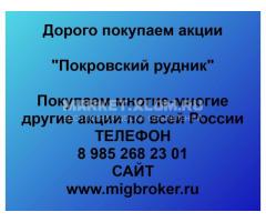 Покупка акций «Покровский рудник»