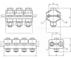 Зажим ПАМ-3-1