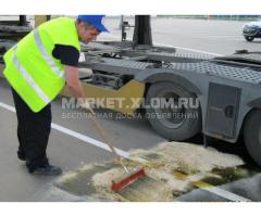Сорбент С-ВЕРАД для сбора разливов нефтепродуктов